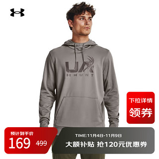 安德玛（UNDERARMOUR）秋冬Armour男子抓绒运动连帽卫衣1375114-294 1375114-294 L