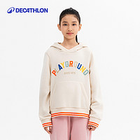 DECATHLON 迪卡侬 儿童装连帽衫运动保暖男童女童秋冬季连帽卫衣加绒上衣KIDC