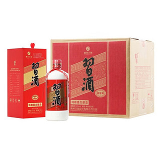 XIJIU 习酒 酱香型白酒 婚宴 53度 500mL 6瓶 圆习酒整箱装