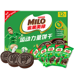 雀巢美禄 运动力量饼干 巧克力味夹心 108g*1盒