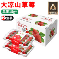 沙窝曙光大凉山草莓99红颜草莓奶油草莓甜现摘应季新鲜时令水果生鲜 大凉山草莓净重1.2斤2盒300g/盒