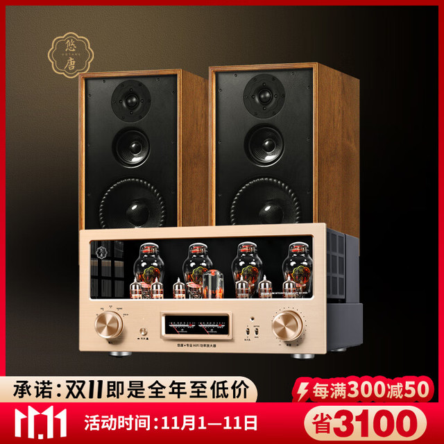 悠唐 T803无源书架音箱HiFi发烧级音箱8英