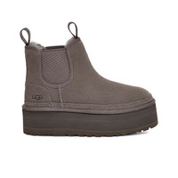 UGG 女士休闲舒适纯色厚底雪地靴 1134526 灰色 42