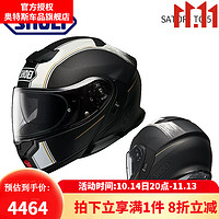 SHOEI 日本进口NEOTEC 3代摩托车头盔双镜片摩旅巡航揭面盔 SATORI TC-5 2XL