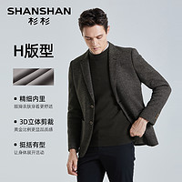 SHANSHAN 杉杉 千鸟格男士西服秋冬新款商务休闲西装外套