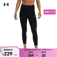 安德玛(UNDERARMOUR)Motion Ankle女子训练运动紧身九分裤1388647 黑色001 M
