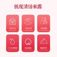 麦序桃你欢喜气泡米酒230mlx6瓶低度微醺甜酒米露女士小酒