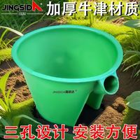 百亿补贴：晶思达 粪勺灌溉熟胶加厚牛筋水舀子 粪瓢长柄水瓢 特大号化粪池勺子