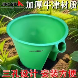 晶思达 粪勺灌溉熟胶加厚牛筋水舀子 粪瓢长柄水瓢 特大号化粪池勺子