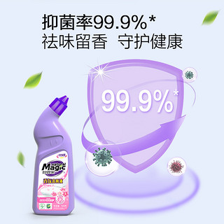 88VIP：MAGIC AMAH 妙管家 香氛洁厕液（元气樱花）500g*2瓶抑菌 除臭