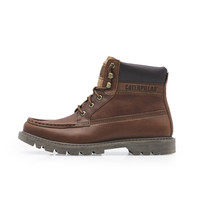 CAT 卡特彼勒 男士户外休闲复古工装靴 棕色 43