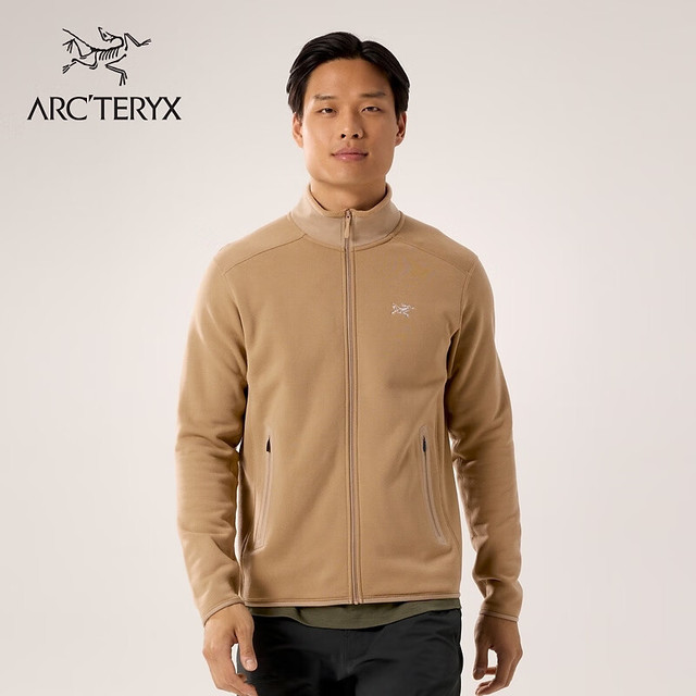 ARC'TERYX 保暖 男士抓绒衫  CANVAS/砂陶棕 M