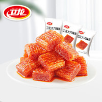 卫龙大刀肉大小面筋辣条儿时怀旧休闲麻辣小吃办公室追剧解馋零食 大刀肉60包