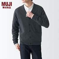 MUJI 無印良品 无印良品 MUJI 男式 美利奴羊毛 长袖针织衫