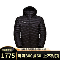猛犸象(MAMMUT)MAMMUT猛犸象 Albula男保暖连帽棉服舒适夹克 0001-黑色 M
