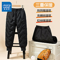 JEANSWEST 真维斯 儿童羊羔绒卫裤运动裤