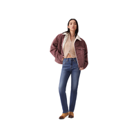 Levi's 李维斯 冬暖系列 女士724高腰修身直筒时尚牛仔裤 18883-0377