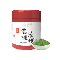 贵茶 贵州铜仁抹茶粉 58g 展绿抹茶粉
