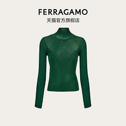 Salvatore Ferragamo 菲拉格慕 FERRAGAMO菲拉格慕女士透视效果高领上衣772760