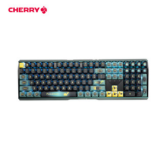 CHERRY 樱桃 MX 3.0S宝可梦联名有线机械键盘电竞游戏办公键盘红轴 无光-红轴