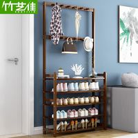 鞋架子清仓简易多层非实木鞋柜家用收纳架挂包架置物架门口
