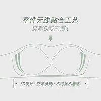 YOUKESHU 有棵树 无肩带无痕文胸女聚拢透气一片式无钢圈软支撑防滑抹胸内衣女