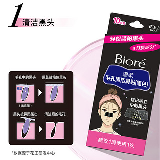 Bioré 碧柔 万宁碧柔毛孔清洁鼻贴去黑头男女通用版-玩趣时间-10片装