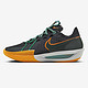 NIKE 耐克 黑橙运动鞋男Air Zoom G.T. Cut 3缓震耐磨实战篮球鞋 DV2918-001 42.5