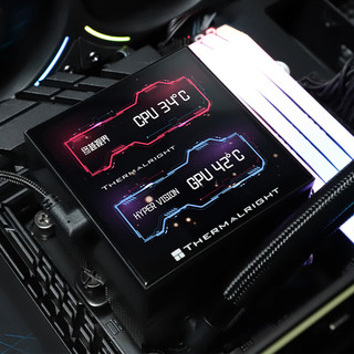  Thermalright/利民 ARGB 一体式水冷散热器 3.95英寸液晶屏