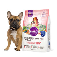 HALO 自然光环 美国进口纯鲜肉小型犬成犬狗粮大包装4.5kg/9.5kg