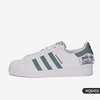 adidas 阿迪达斯 官方正品三叶草男女运动休闲透气低帮板鞋HQ6455