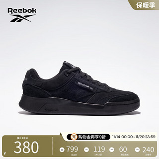 Reebok 锐步 男女CLUB C LEGACY经典黑武士复古板鞋 100074062 37.5