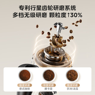 美的 Midea意式全自动咖啡机家用研磨一体现磨奶咖打奶泡