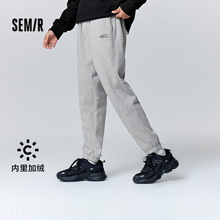 Semir 森马 休闲裤男夏秋季潮流简约宽松裤子 C款-中花灰 170/74A/M