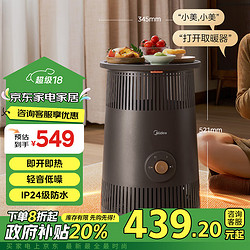 Midea 美的 智控语音取暖器 大面积全屋升温聚暖炉 HDT20BSR