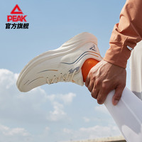 匹克轻逸革面秋季防泼水跑步鞋男鞋轻便回弹跳绳鞋训练运动鞋子