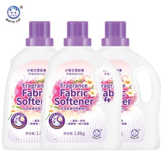 White Cat 白猫 长效留香织物柔顺剂1.8kg*3瓶长效留香护形防静电防褶