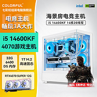 百亿补贴：COLORFUL 七彩虹 i5 14600KF/12600KF/RTX4070SUPER光追电竞游戏DIY主机电脑