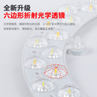金雨莱 JIN YU LAI全光谱吸顶灯led环形灯芯替换改造灯板家用护眼光源模组灯盘磁吸