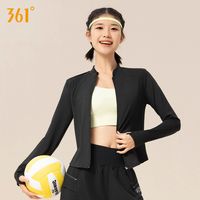 361°服长袖连帽外套运动上衣普拉提训练跑步运动运动服
