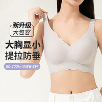 百亿补贴：Realwill 润微 大胸提拉防下垂无痕内衣女大胸显小上托收副乳调整型文胸罩