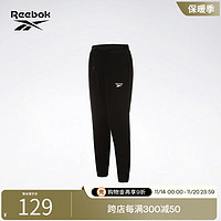 Reebok锐步女子PANT黑色户外运动休闲舒适修身时尚百搭卫裤 GV5528_黑色 A/L