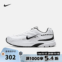 NIKE 耐克 Initiator 男子跑鞋 394055-100 白色/黑色 42.5