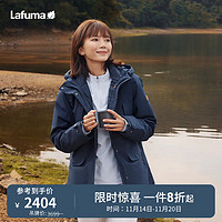 Lafuma 乐飞叶 户外冲锋衣女 秋冬防风防水三合一保暖羽绒内胆 LFJA4CZ60 藏青色NV 165/84A（38）