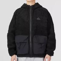 阿迪达斯 adidas男子秋冬外套仿羊羔绒保暖上衣连帽夹克HR4440