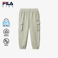 FILA 斐乐 KIDSx原田治联名系列斐乐童装男小童2024冬新款儿童保暖长裤