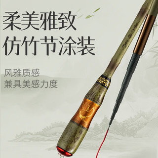 惊浪1.5米超短节小物竿鱼竿手竿便携溪流竿超轻超硬野钓竿钓鱼杆渔具 1.5m  超短节+前三节+竿止线钩漂