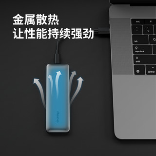 绿巨能m.2硬盘盒子nvme转usb3.1 0gen2转type-c外接ngff读取器ssd