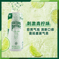 perrier 巴黎水 小彩罐气泡水多口味330ml*6罐