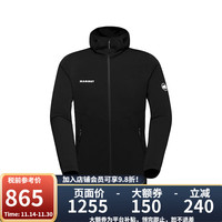 猛犸象MAMMUT猛犸象 Aconcagua Light男女连帽保暖抓绒衣 1014-04250-男款-0001-黑色 M